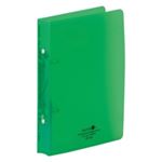 （まとめ買い）LIHITLAB ツイストリングファイルA5S F5006-6 黄緑 【×10セット】