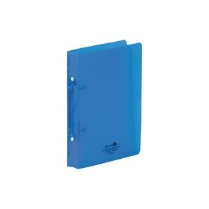 （まとめ買い）LIHITLAB ツイストリングファイルA5S F5006-8 青 【×10セット】