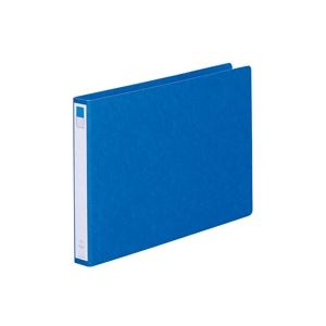 （まとめ買い）LIHITLAB ツイストリングファイル F834UN-5 B4E 藍 【×5セット】