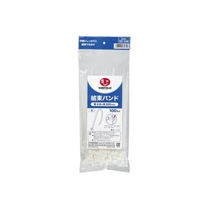 （まとめ買い）ジョインテックス 結束バンド白 100本入 4.8*200 B329J 【×5セット】