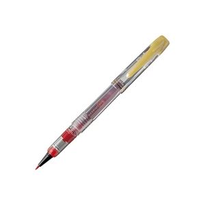 （まとめ買い）プラチナ万年筆 ソフトペンスケルトン軸[限定販売]赤 【×5セット】