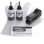 （まとめ買い）エレコム ELECOM 詰め替えインク ブラック THC-320BK5N 【×3セット】