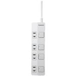 （まとめ買い）Panasonic パナソニック OAタップ WHS25349WP 【×2セット】