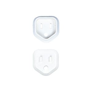（まとめ買い）サンワサプライ プラグ安全カバー TAP-PSC3N 3P用 2個【×6セット】