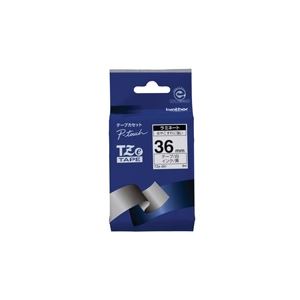 （まとめ買い）ブラザー工業 文字テープ TZe-261白に黒文字 36mm 【×2セット】