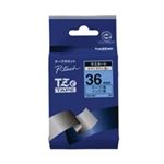 （まとめ買い）ブラザー工業 文字テープ TZe-561青に黒文字 36mm 【×2セット】