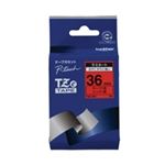 （まとめ買い）ブラザー工業 文字テープ TZe-461赤に黒文字 36mm 【×2セット】
