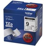 （まとめ買い）ブラザー工業 文字テープ TZe-325黒に白文字 9mm 【×3セット】