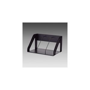 （まとめ買い）LIHITLAB ブックスタンド A-7345-24 黒 【×2セット】