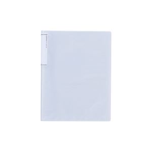 （まとめ買い）LIHITLAB クリヤーブック クリアブック N7111-1 乳白 10冊 【×2セット】