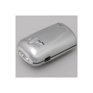 （まとめ買い）アイリスオーヤマ 手回し充電ミニラジオライト JTL-22 【×2セット】