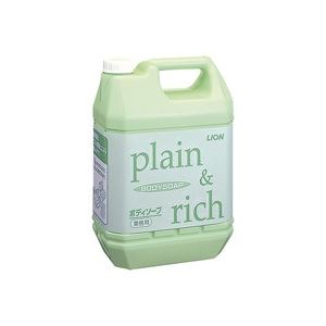 （まとめ買い）ライオン プレーン＆リッチ ボディーソープ業務用4.5L 【×2セット】
