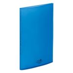 （まとめ買い）LIHITLAB クリヤーブック クリアブック A4S 青 N5040-8 【×10セット】