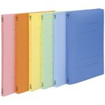 （まとめ買い）ビュートン PPフラットファイル バインダー 2穴 FF-A4S A4S 橙10冊 【×3セット】