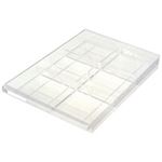 （まとめ買い）ナカバヤシ レターケース用仕切板浅型用AW-12S 【×10セット】