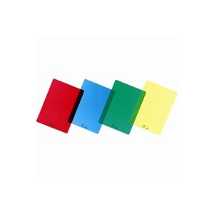 （まとめ買い）共栄プラスチック 色透明下敷 NO.8712-R 赤 【×50セット】