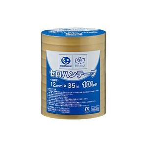 （まとめ買い）ジョインテックス セロハンテープ12mm×35m10巻 B637J 【×10セット】