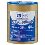 （まとめ買い）ジョインテックス セロハンテープ24mm×35m5巻 B640J 【×10セット】
