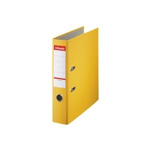 （まとめ買い）ESSELTE レバーアーチファイル 48061 A4S 黄 【×5セット】
