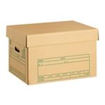 （まとめ買い）プラス 文書保存箱フタ式 DN-302 【×10セット】