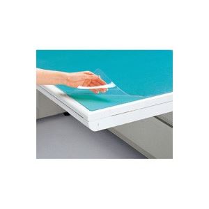 （まとめ買い）プラス 塩ビデスクマットW型 DM-005W 【×2セット】