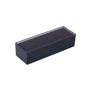 （まとめ買い）キングジム 名刺整理箱 75 黒 【×3セット】