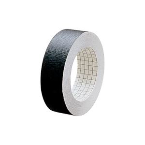 （まとめ買い）プラス 紙クロステープ AT-025JC 25mm×12m 黒 【×10セット】