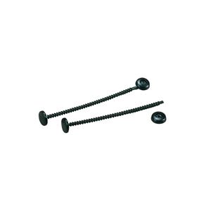 （まとめ買い）カール事務器 カールファスナー NO.17-K 黒 100個 【×3セット】