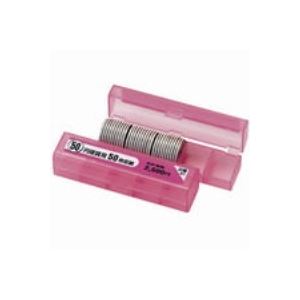 （まとめ買い）オープン工業 コインケース M-50 50円用 収納50枚 【×30セット】