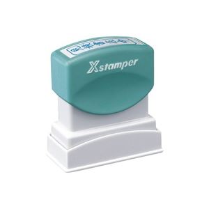 （まとめ買い）シャチハタ Xスタンパー XBN-009V3 見積書在中 縦 藍 【×5セット】
