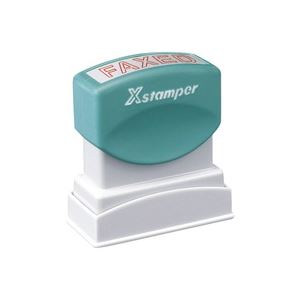 （まとめ買い）シャチハタ Xスタンパー XBN-13462 FAXED 赤 【×5セット】
