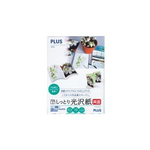 （まとめ買い）プラス しっとり光沢紙 両面 IT-W141SG-N A3 10枚 【×3セット】