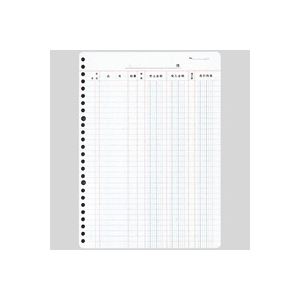 （まとめ買い）アピカ 帳簿リーフ リフ303 売上帳 B5 100枚 【×5セット】