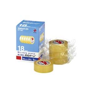 （まとめ買い）ニチバン セロテープ Lパック LP-18S 18mm×20m 5巻 【×5セット】