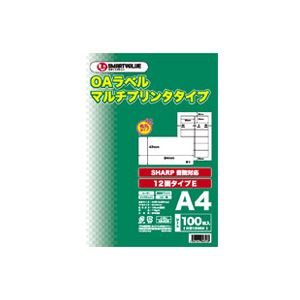 （まとめ買い）ジョインテックス OAマルチラベルE 12面100枚 A130J 【×2セット】