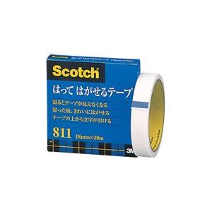 （まとめ買い）スリーエム 3M メンディングテープ 811-3-18 18mm×30m 【×10セット】