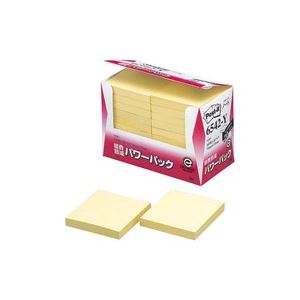 （まとめ買い）スリーエム 3M ポストイット 再生紙経費削減 6542-Y イエロー 【×2セット】