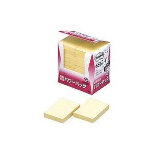 （まとめ買い）スリーエム 3M ポストイット 再生紙経費削減 6562-Y イエロー 【×2セット】