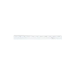 （まとめ買い）プラス 直定規 36cm×3mm厚 透明 【×10セット】