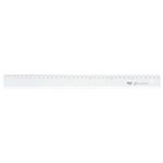 （まとめ買い）プラス 直定規 36cm×3mm厚 透明 【×10セット】