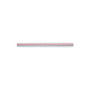 （まとめ買い）プラス 三角スケール 万能型 30cm ABS製 【×3セット】