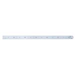 （まとめ買い）プラス ステンレス直尺 60cm 1.2mm厚 シルバー 【×3セット】