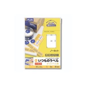 （まとめ買い）プラス いつものラベル ノーカット 100枚 ME-500T 【×2セット】