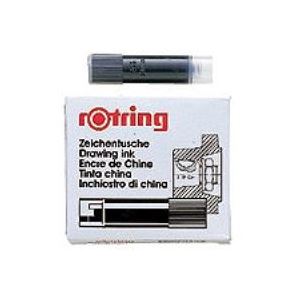 （まとめ買い）ロットリング イソグラフカートリッジ 590217 黒 5本 【×10セット】