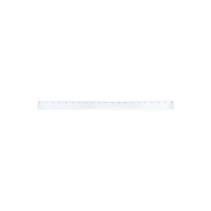 （まとめ買い）プラス 直定規 100cm×5mm厚 透明 【×2セット】
