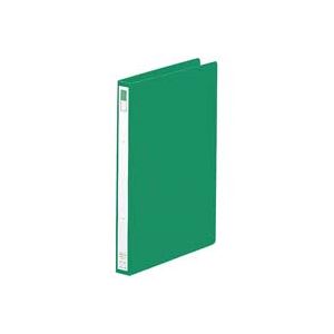 （まとめ買い）LIHITLAB リングファイル F-867-6 A4S 27mm 緑 【×10セット】