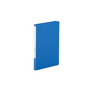 （まとめ買い）LIHITLAB スプリングファイル F-11C A4S 藍 【×10セット】