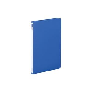 （まとめ買い）LIHITLAB スナッチファイル F-527 A4S 藍 【×10セット】