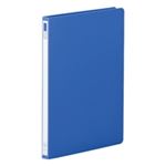（まとめ買い）LIHITLAB スナッチファイル F-527 A4S 藍 【×10セット】