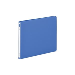 （まとめ買い）LIHITLAB スナッチファイル F-537 A4E 藍 【×10セット】
